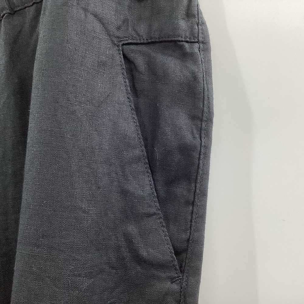 *** Cynthia Rowley Black Linen Pants *** XL - Picture 4 of 8